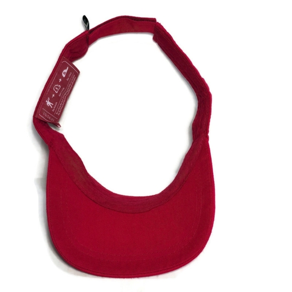 Caps Hats Snapbacks Red Coca Cola Branded Visor Recycled Bottles, - Picture 6 of 14